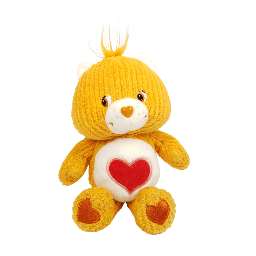Care Bear Play Along 8" Plush Tenderheart Bear Orange Chenille 2003